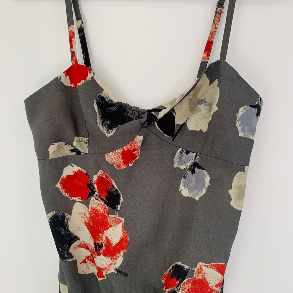 Urban Outfitters floral tank bodysuit